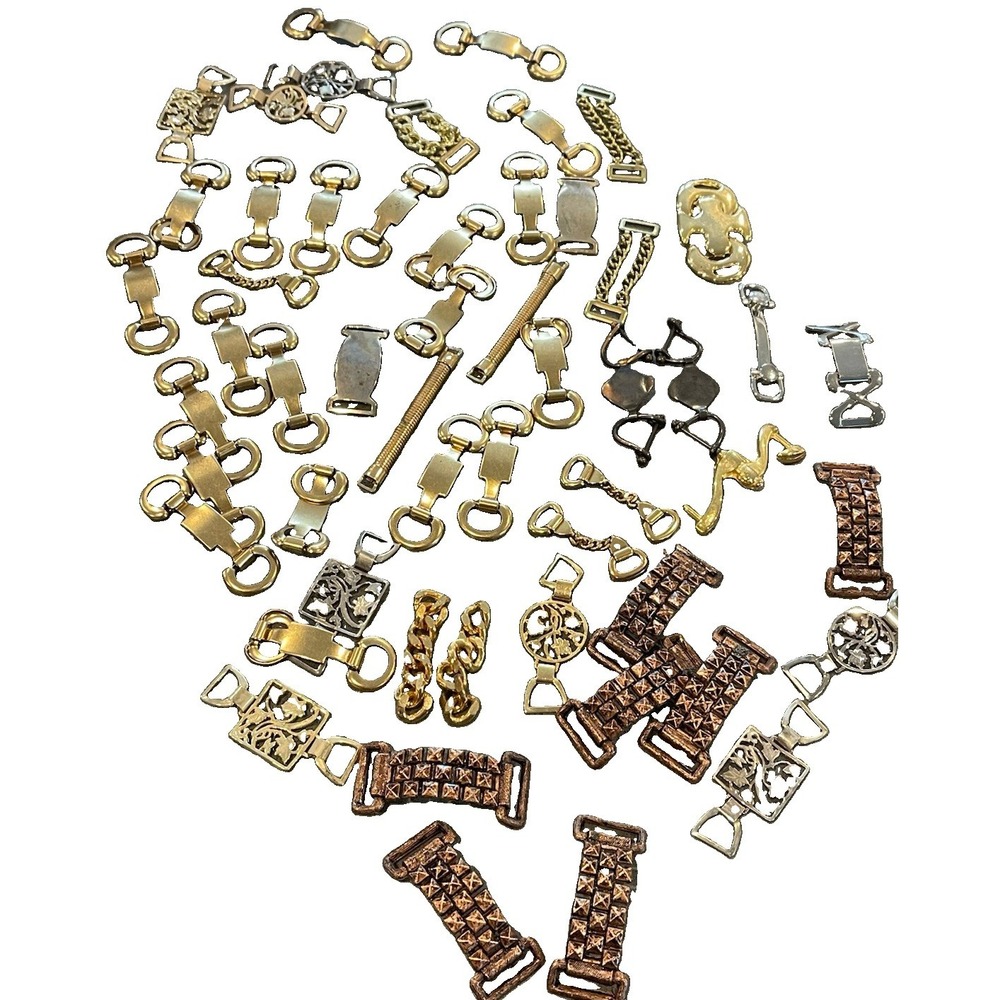Large Shoe Chains Ornament Hardware Lot Brass Stainless Bronze Brooch Jewelry